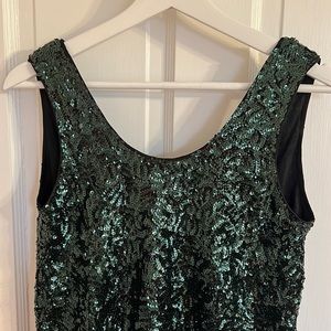 ASOS Sequin Shift Dress with Low Back, Fully Lined, Perfect for Holidays